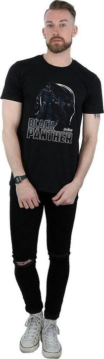 Image du produit Avengers Infinity War Mens Black Panther Cotton T-Shirt (3XL)