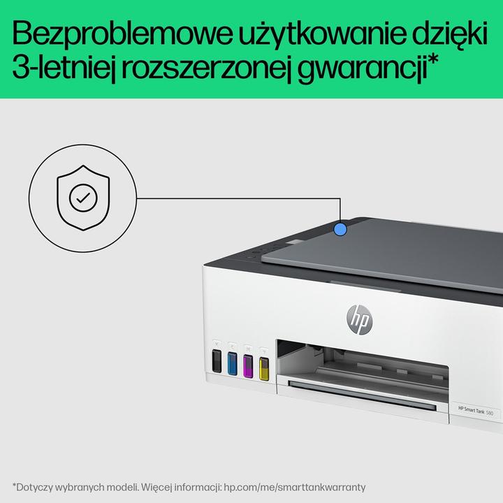 Actual product image HP Smart Tank 580 (Ink tank, Colour)