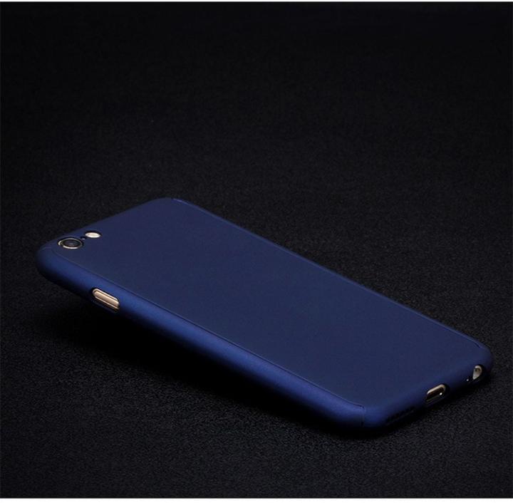 Produktbild König Design Schutz Handy Hülle für Samsung Galaxy S6 Full Case Cover Displayschutz 360 Blau (Samsung Galaxy S6)