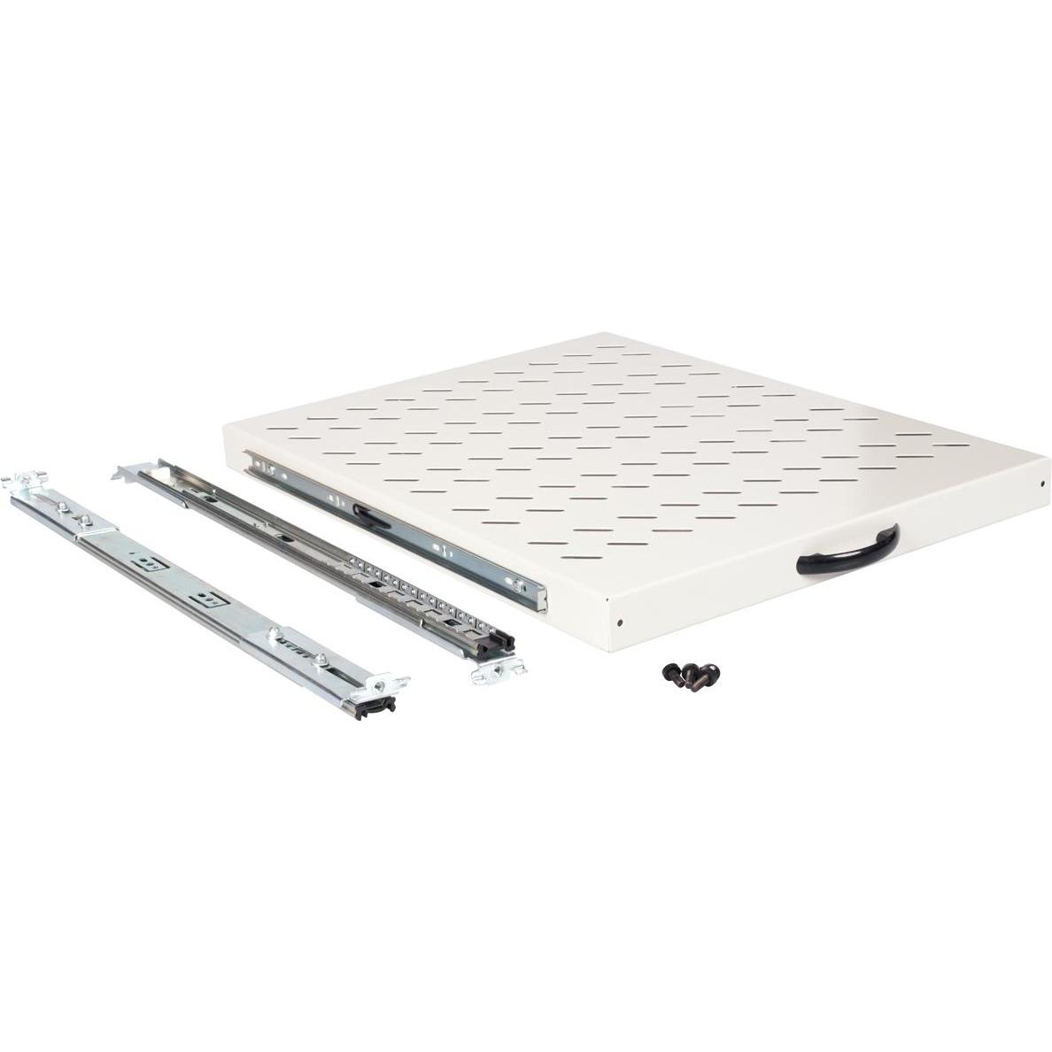 Thumbnail - Roline 19-Zoll Fachboden 1 HE, Serverschrank Zubehör, Grau