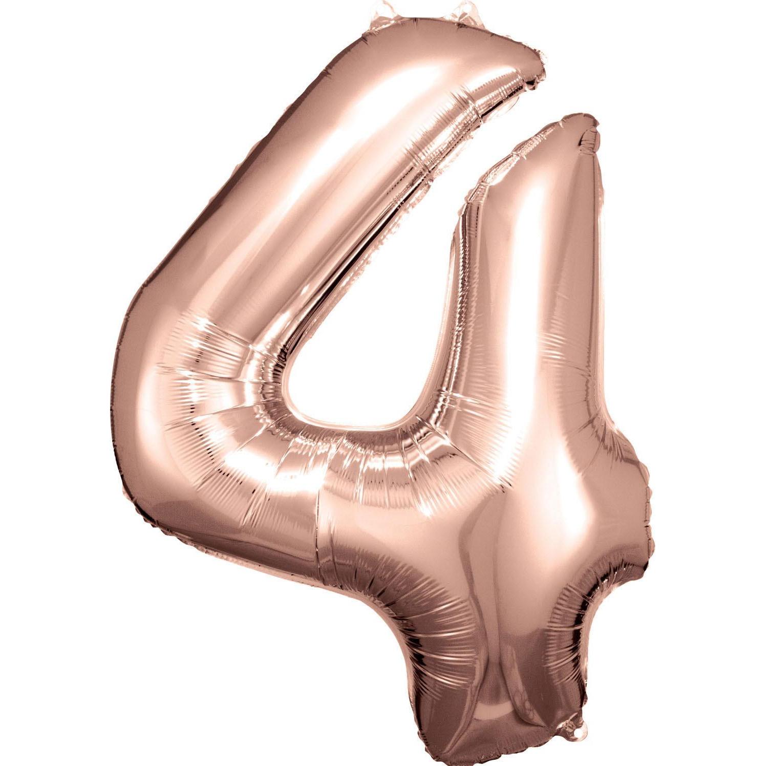 Amscan Folienballon Zahl 4