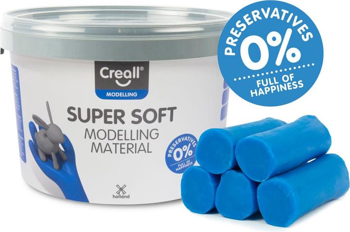 Produktbild Creall Supersoft klei Blauw, 1750gr.