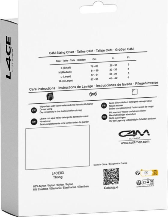 Immagine prodotto Cut4men C4m L4ace Capri Nero XL (XL)