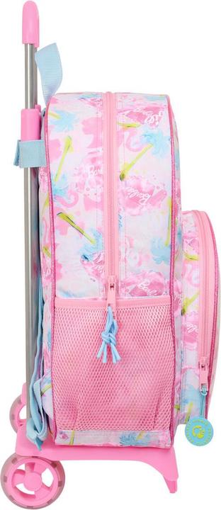 Immagine prodotto Barbie School Rucksack with Wheels Painterly Pink Sky blue 33 x 42 x 14 cm