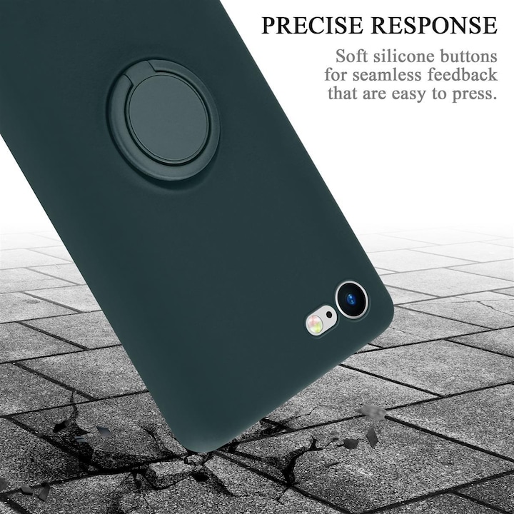 Actual product image Cadorabo TPU Liquid Ring Silicone Case Cover (Apple iPhone 7, Apple iPhone SE (2nd Gen))