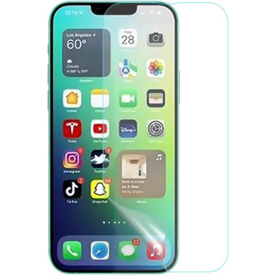 Imak iPhone 14 - Hydrogel Schutzfolie Display TPU (Apple iPhone 14), Pellicola protettiva smartphone, Trasparente