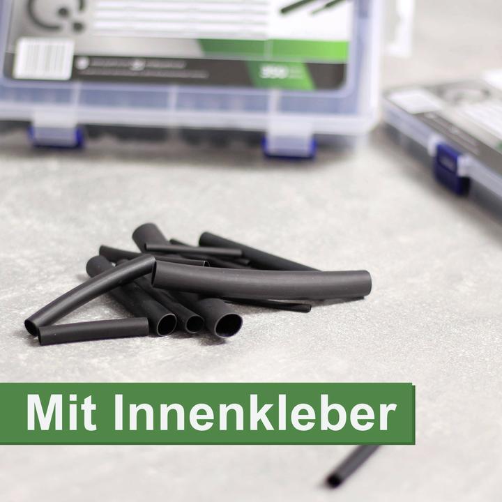 Productafbeelding Quadrios Premium assortiment krimpkous, 100 stuks - krimpverhouding 3:1, met inwendige lijm (100 x)