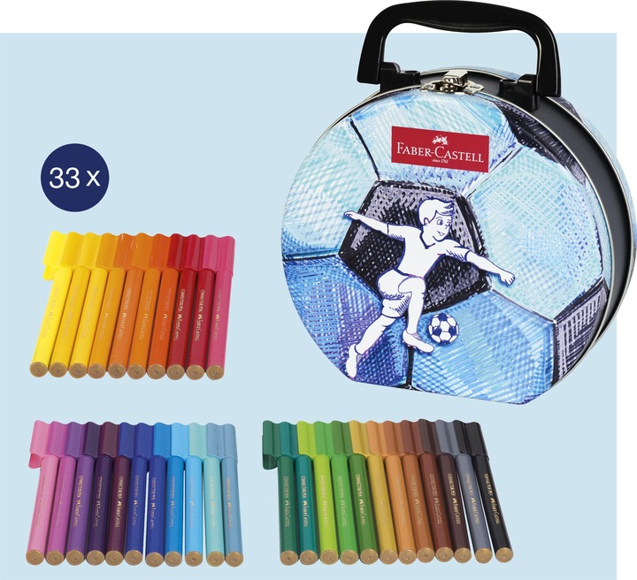 Immagine prodotto Faber-Castell Kit da calcio (Multicolore, 33 x)