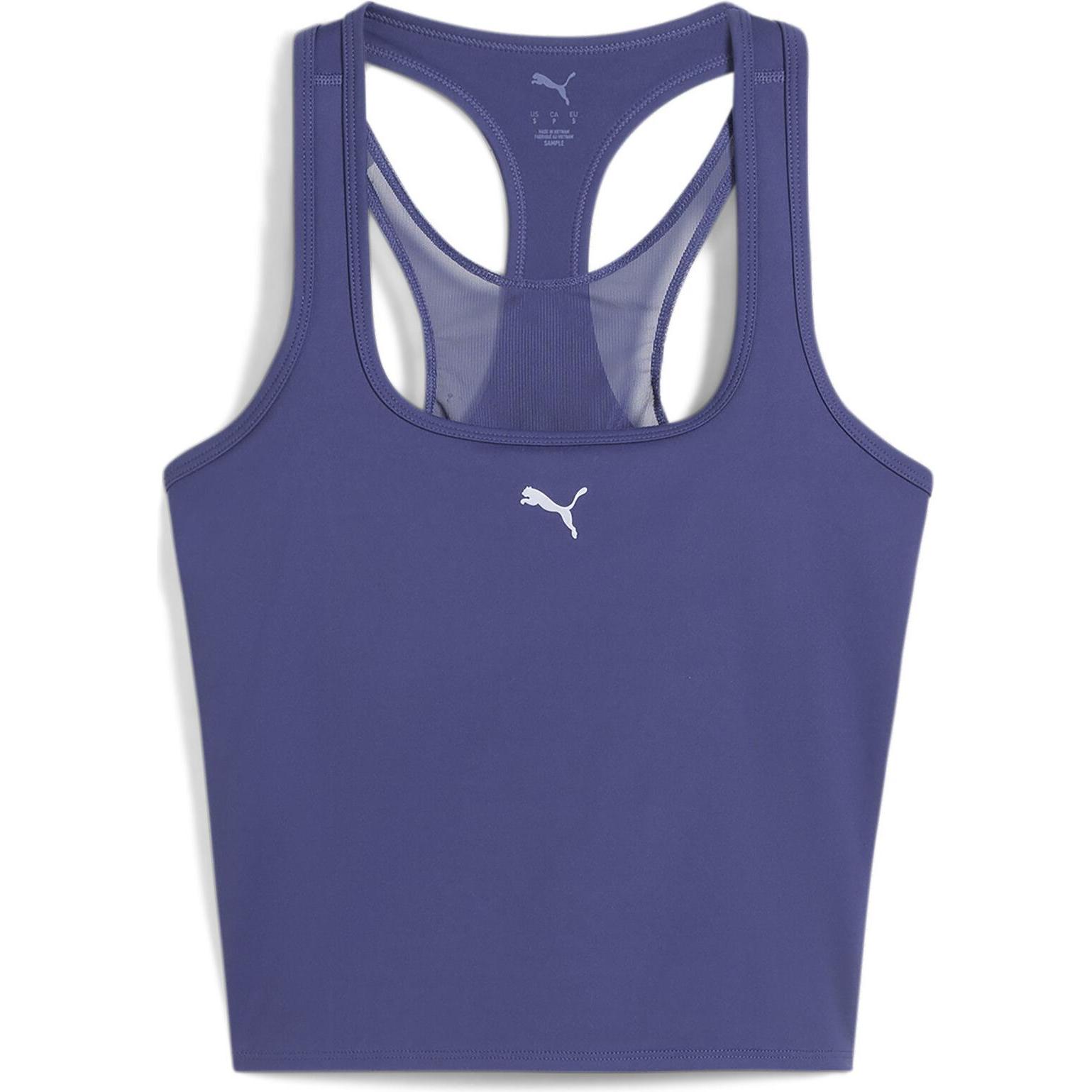 Puma, Damen, Sportshirt, W CLOUDSPUN MESH 2in1 Tank (XS), Blau, XS
