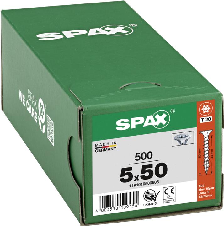 Produktbild Spax Spanplattenschrauben (500 Schrauben pro Stück)