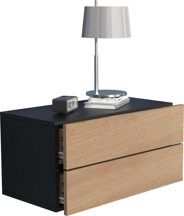 Image du produit VCM Tiroir mural en bois Table de chevet murale Tiroir Console Table de chevet Usal L 60 cm (60 x 32 x 32 cm)