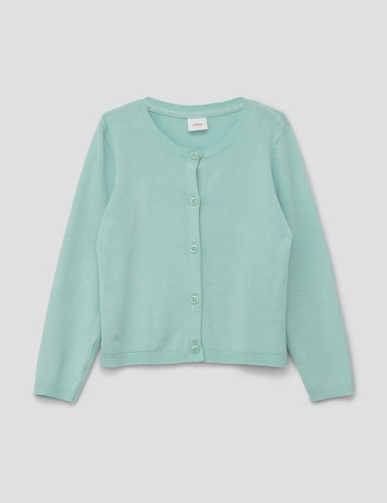 Actual product image s.Oliver Strickjacke Strickcardigan mit Rippbündchen (92)