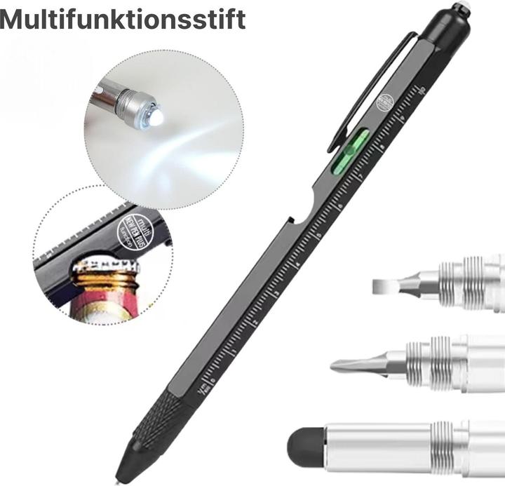 Produktbild Hermex 8in1 Multi-Kugelschreiber (8 Funktionen)