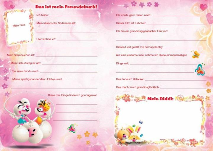 Produktbild Panini Diddl: Meine Freunde (Deutsch, 2016)