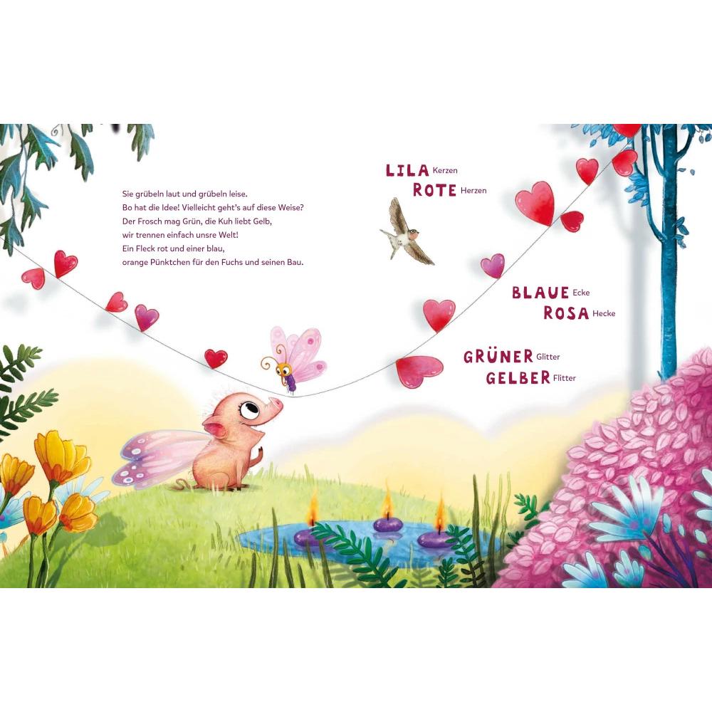 Rosalein Schmetterschwein Zusammen sind wir kunterbunt, Kinderbücher von Steffi Hahn