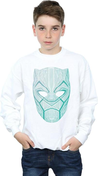 Produktbild Black Panther Tribal Mask Sweatshirt Jungen (152, 158)