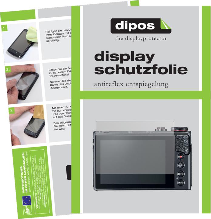 Actual product image Dipos Screen Protector Anti-Glare (Screen protector, Powershot G9 X Mark II)