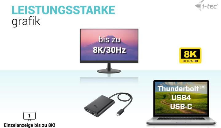 Produktbild i-tec USB-C Dual (USB-C, 2 Ports)
