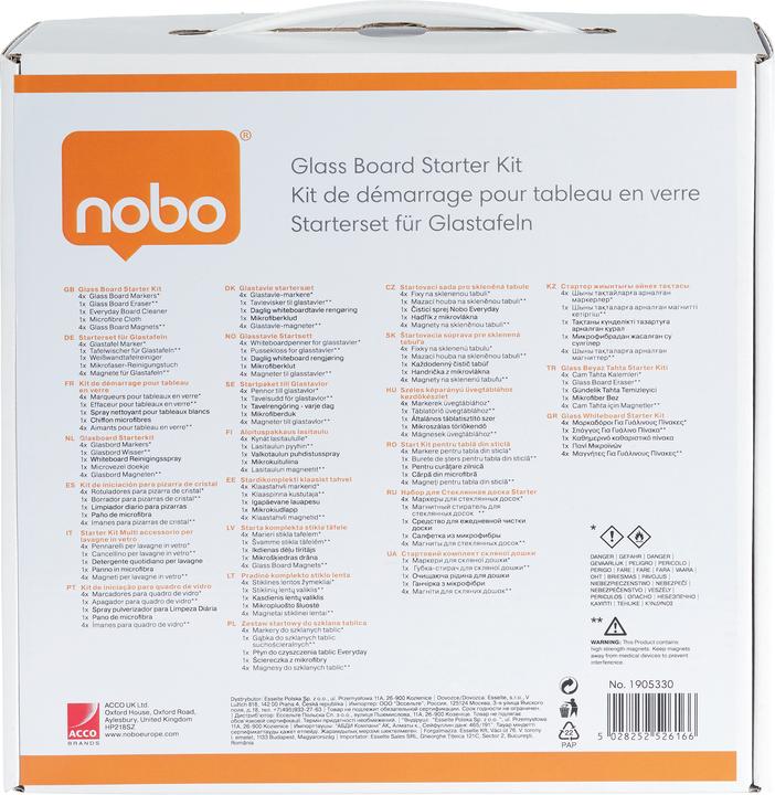Actual product image Nobo Accessories set for glass panels