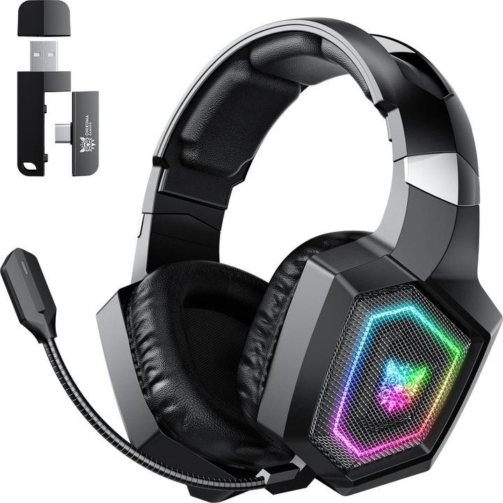 Produktbild Onikuma GT806 (2.4G+Bluetooth) Black GAMING HEADSET (Kabelgebunden, Kabellos)