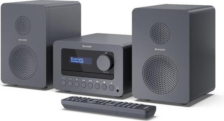 Sharp XL-B514 Hifi Micro System gr (Bluetooth, CD Player)