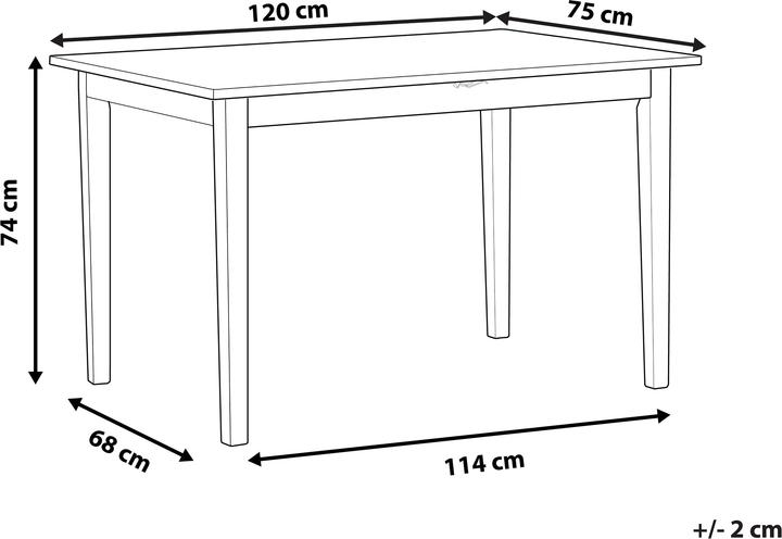 Image du produit Beliani Houston (75 x 75 x 74 cm)