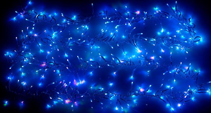 Produktbild Lunartec LED-Büschel-Lichterkette mit 300 RGB-LEDs & Timer-Funktion (3 m)