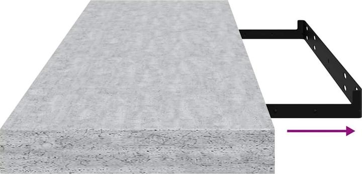 Actual product image vidaXL Wandregal (23.50 x 80 x 3.80 cm)