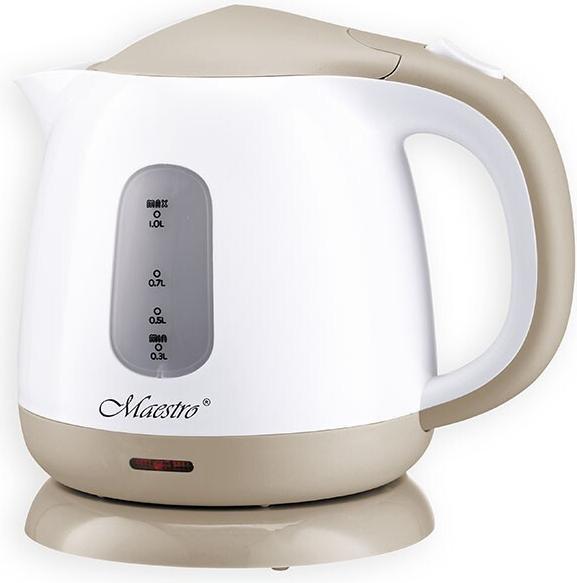 Produktbild Maestro Electric kettle MR-012, white and beige (1 l)