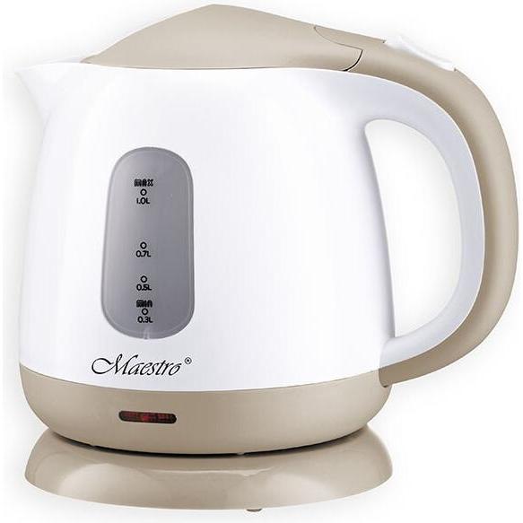Maestro Waterkoker MR-012, wit en beige, Waterkoker, Wit