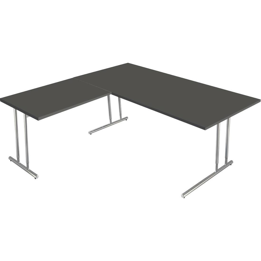 Kerkmann, Schreibtisch, Schreibtisch ARTLINE mit Anbau, (B)1.800 mm