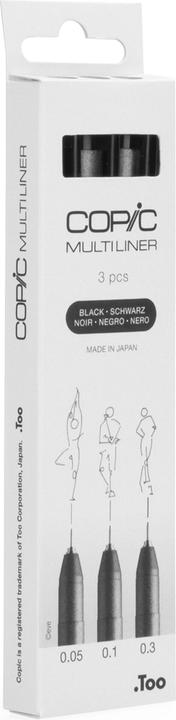 Image du produit Copic Multiliner (Noir, 3 x)