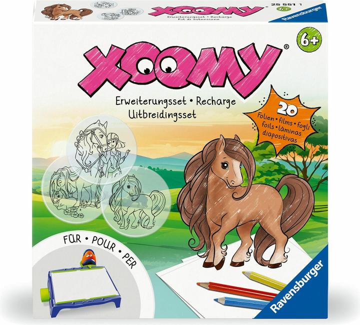 Ravensburger Xoomy extension set horses - extension set for the Xoomy Midi or Maxi, Xoomy