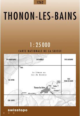Actual product image Map 1262 Thonon-les-Bains 1:25'000