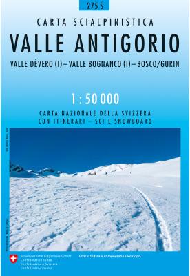 Actual product image Map 275SKI Valle Antigorio 1:50'000