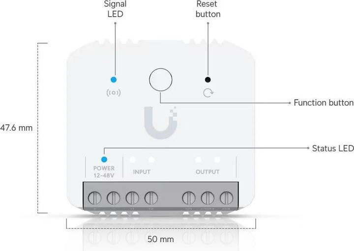 Produktbild Ubiquiti UniFi Protect Relay USL-Relay SuperLink Relaismodul