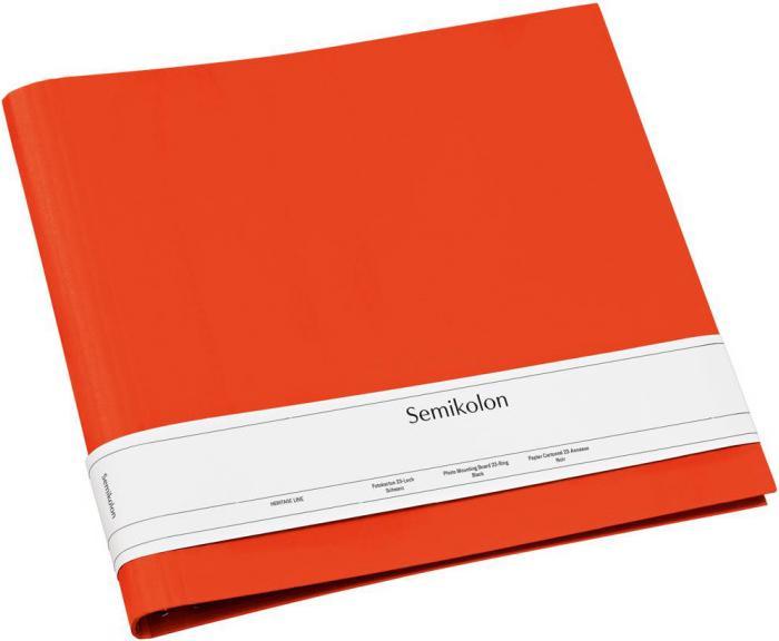 Actual product image Semikolon PHOTO INBOOK 35x32 ORANGE EMPTY (35 x 32 cm)