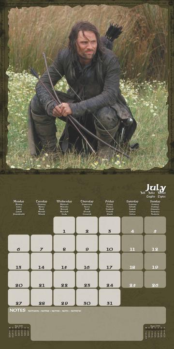 Image du produit Pyramid The Lord of the Rings Square Calendar 2026 30x30 (Spécial)