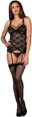 Produktbild Obsessive Korsett & Tanga Schwarz S/M (S, M)