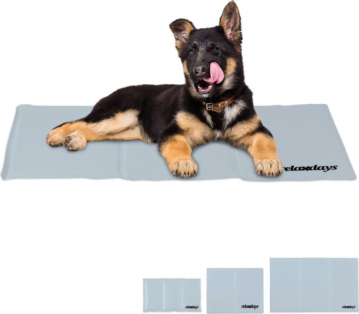Actual product image Relaxdays Dog Cooling Mat, Grey (Dog)