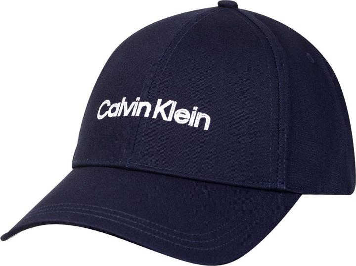 Image du produit Calvin Klein Hommes Double Line Embro Bb Baseball Cap, Ck Navy, Taille unique