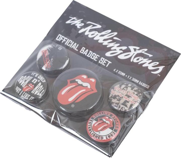 Produktbild The Rolling Stones Sortierte Designs AnsteckerSet 5erPack