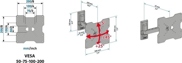 Immagine prodotto Meliconi Staffa da parete per TV 2640 (Muro, 40", 20 kg)