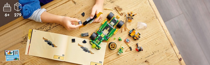Actual product image LEGO Lloyds race car EVO (71763, LEGO Ninjago)