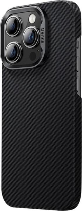Produktbild Benks iPhone 15 Kevlar Aramid Fiber 600D Carbon MagSafe Schutzhülle (Apple iPhone 15)