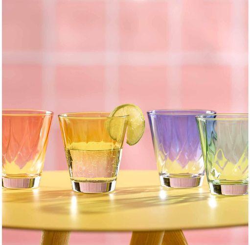 Immagine prodotto Leonardo Bicchiere Twist 215 ml, 4 pezzi, turchese (0.22 l, 4 x)