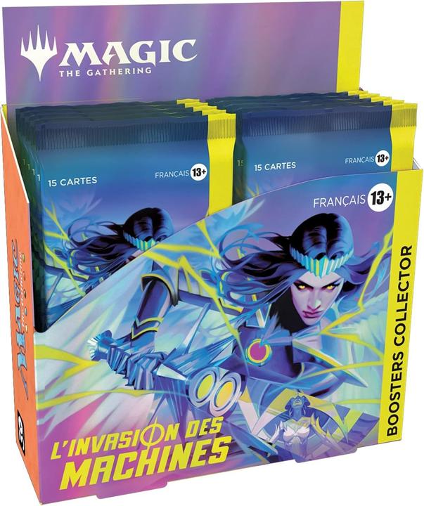 Image du produit Magic the Gathering Collector De invasie des machines, 12 boosters (Français, Pack de boosters)