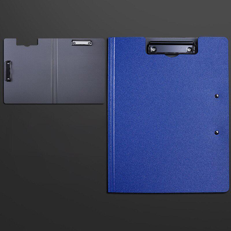 Thumbnail - JTI, Unterlage, Schreibplatte mit Doppelklemmen - A4 - blau