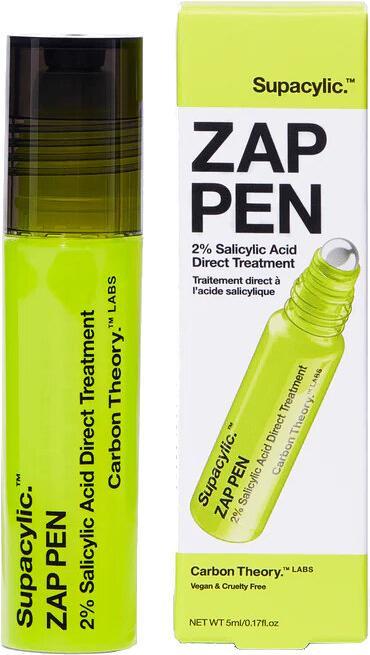 Carbon Theory Supacylic. Zap Pen Salicylic Acid Direct Treatment - Roll-on for skin imperfections (5 ml)