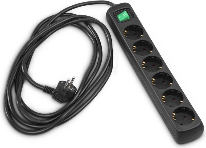 Produktbild Hama 00223011 Intelligente Steckerleiste 6 AC-Ausgänge 3 m (6x, 3 m)